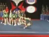 Cheerleader Taken Out Hard