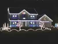 Christmas Lights With Carol Of The Bells