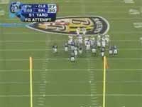 Phil Dawson s Crazy Field Goal