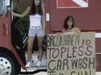 Topless Car Wash Raises Cash
Funny videos